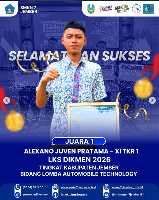 Prestasi SMKN 7 Jember