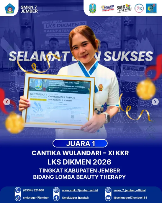 Prestasi SMKN 7 Jember