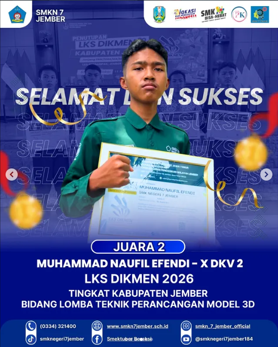 Prestasi SMKN 7 Jember